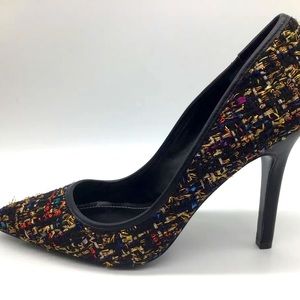 Charles By Charles David ”Sweetness” Sparkle Tweed Stiletto Pumps